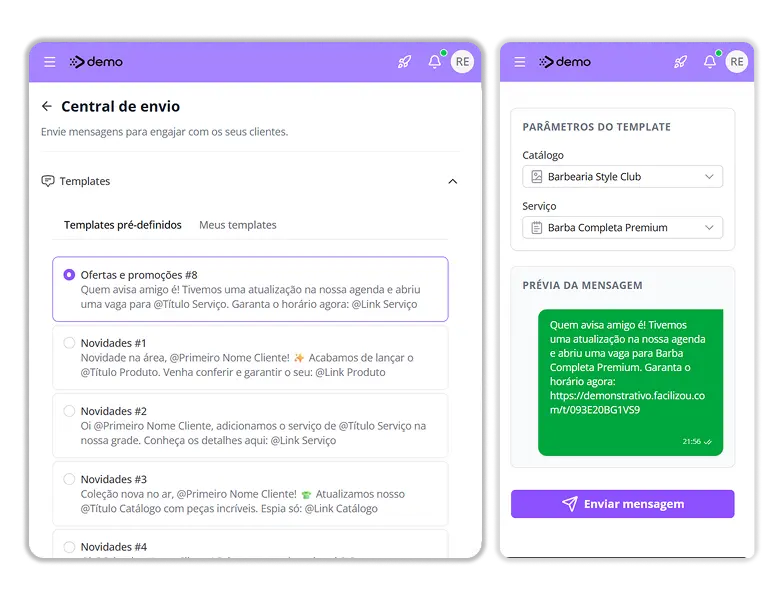 CRM para gestão de clientes de uma barbearia