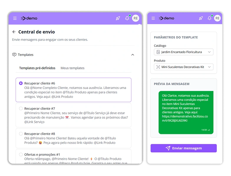 CRM para gestão de clientes de uma floricultura