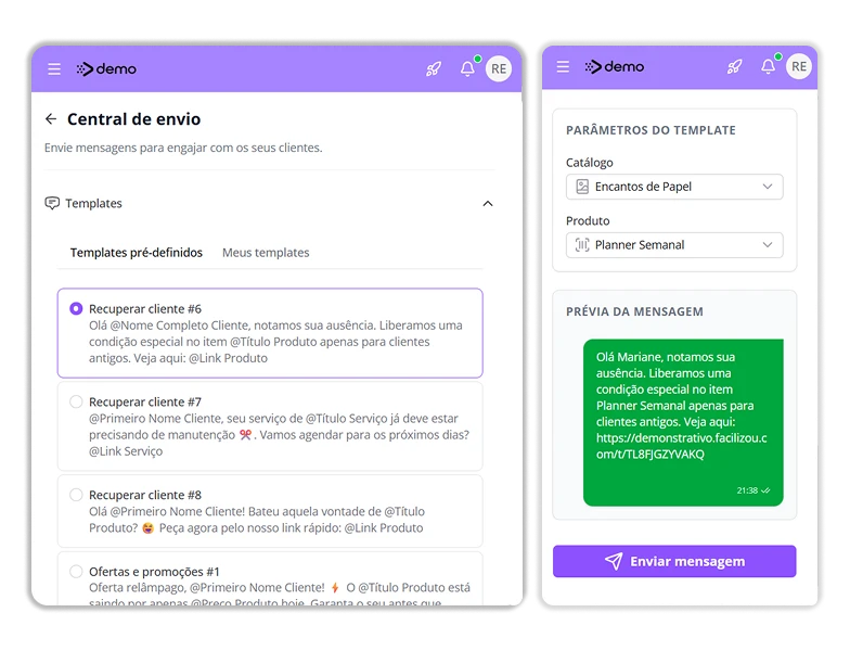 CRM para gestão de clientes de uma papelaria criativa